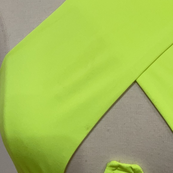 Superdown Kacie Cross Over Top in Highlighter Size: XS - Picture 6 of 8